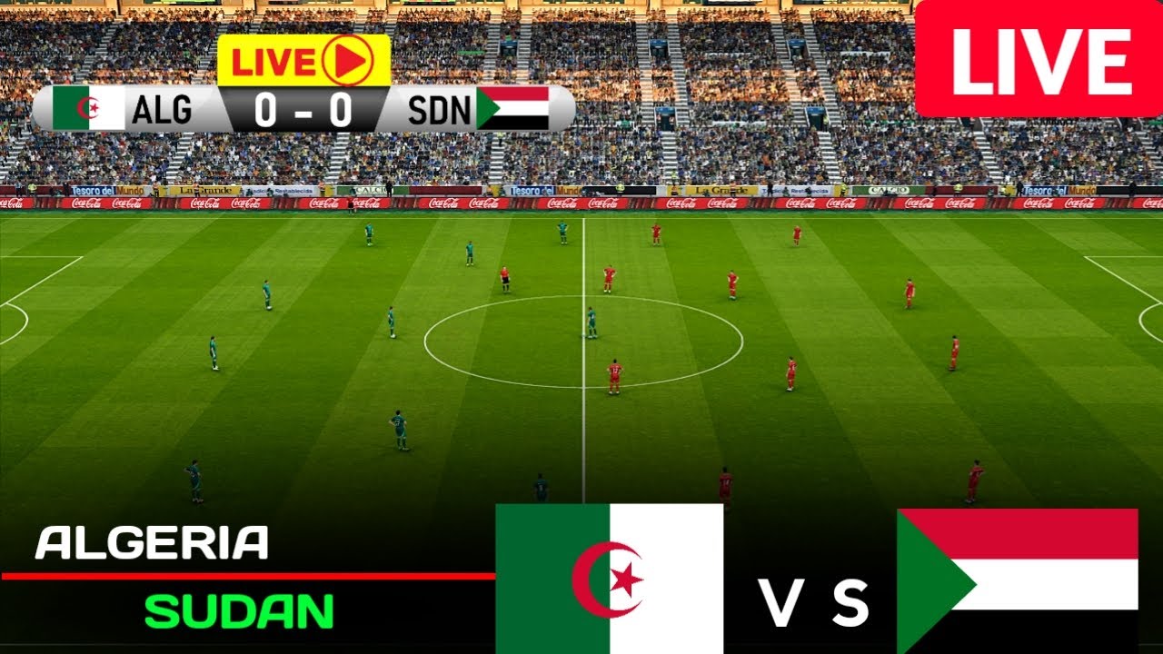 LIVE NOW: Sudan vs Algeria | Full Match Gameplay | eFootball PES 2025 Simulation