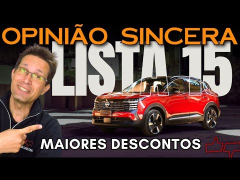 15 carros com MAIORES DESCONTOS: Lista para comprar BARATO, novo ZERO KM. Kicks, T-Cross, Pulse