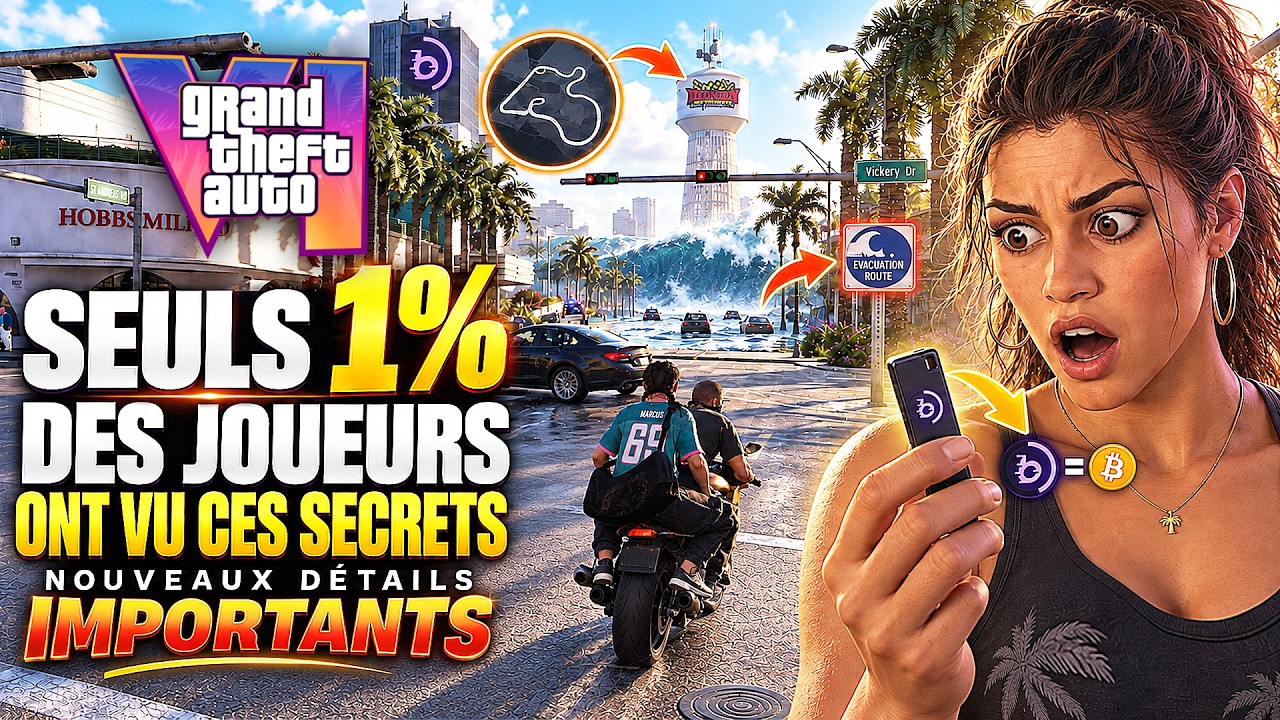 99% des Joueurs ont RATÉ ces SECRETS dans le Gameplay de GTA 6 ! INONDATION, SAUTS UNIQUES, CRYPTO..