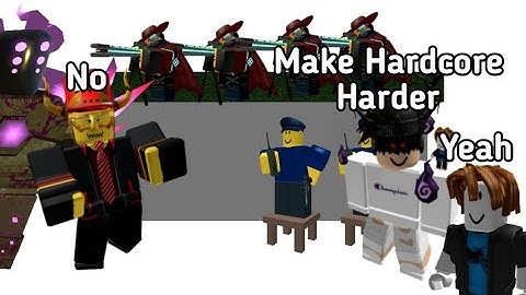 Hardcore Mode  [In Nutshell] - Tower Defense Simulator [Roblox] Memes