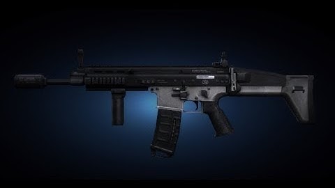 Contract Wars SCAR-L Shooting Test
