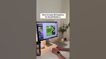 Make a 3D Graphics for social media #3d #3delement #graphics #graphicdesign #shorts #shortsvideo #ui