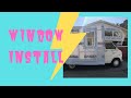 Van Build: Installing the Windows | Tiny House Van |