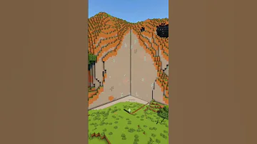العاب ماين كرافت بناء منزل على جبل 