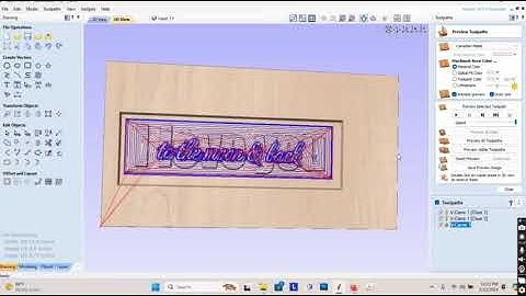 Vectric Aspire Stack text without layers