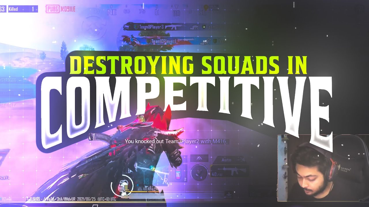 DESTROYING SQUADS IN INTERNATIONAL SCRIMS ⚡ Competitive Highlight | 7 Finger Claw | PUBG MOBILE