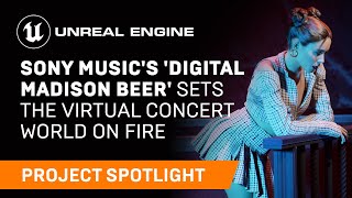 Sony Music's 'digital Madison Beer' sets the virtual concert world on fire | Unreal Engine