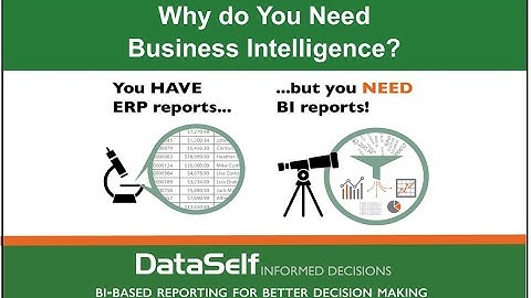 Why does your company need Business Intelligence?