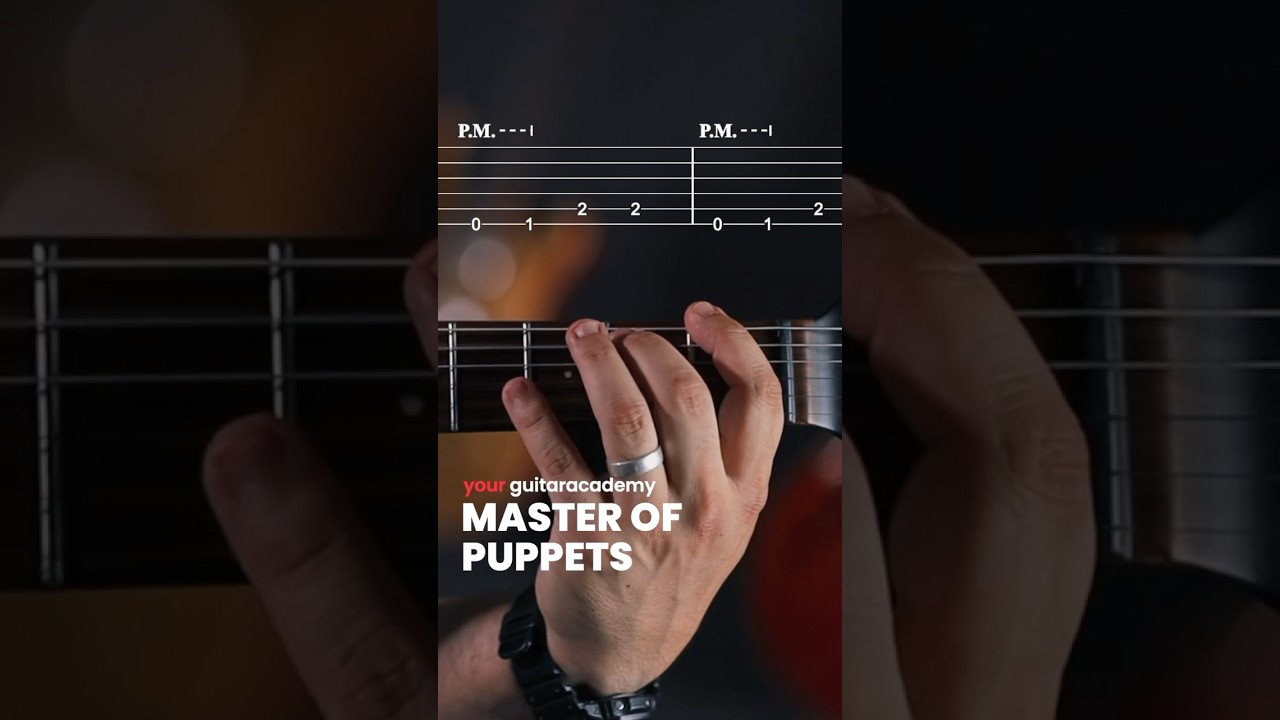 Watch Master Of Puppets - Metallica #guitarlesson on YouTube Watch Master Of Puppets - Metallica #guitarlesson on YouTube