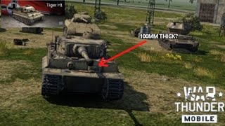 War Thunder Mobile How to Play Tiger H1 Tank Like a Pro