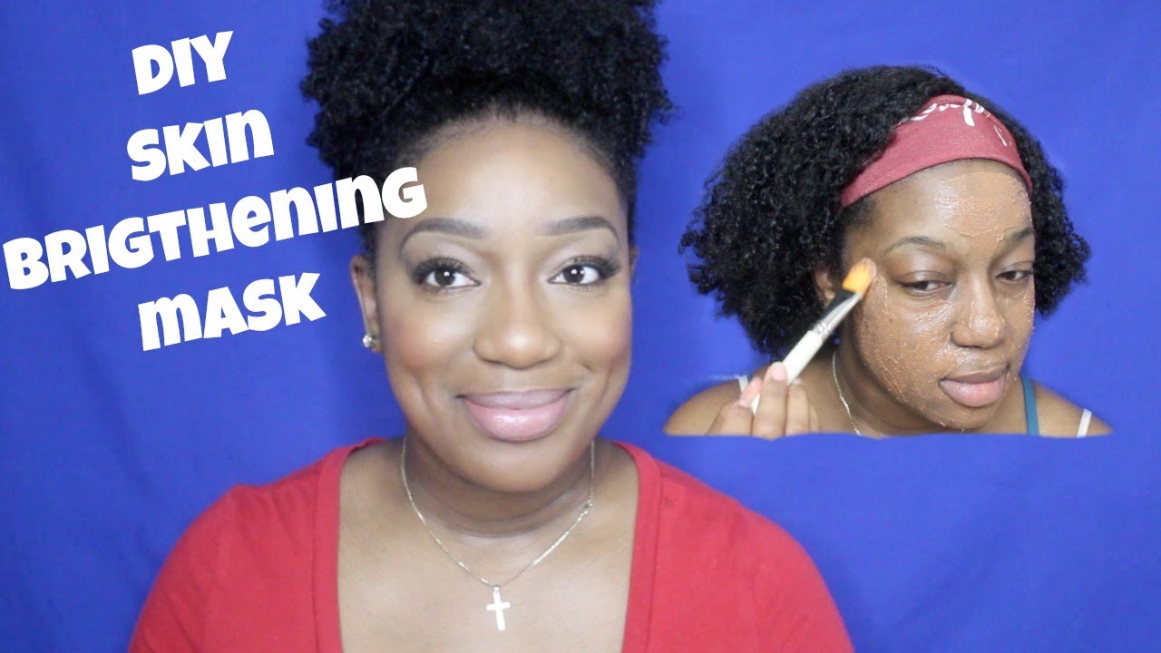 DIY SKIN BRIGHTENING MASK | FADE DARK SPOTS FAST!! | Shea Moisture