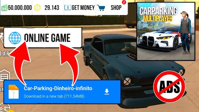 CAR PARKING MULTIPLAYER APK MOD DINHEIRO INFINITO VERSÃO 4.8.13.3