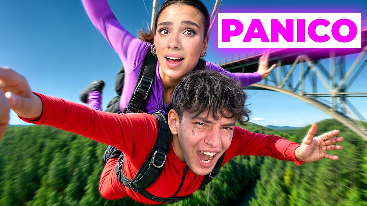Faccio BUNJEE JUMPING con CAP ma ATTACCO di PANICO!
