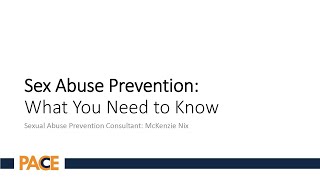Sex Abuse Prevention