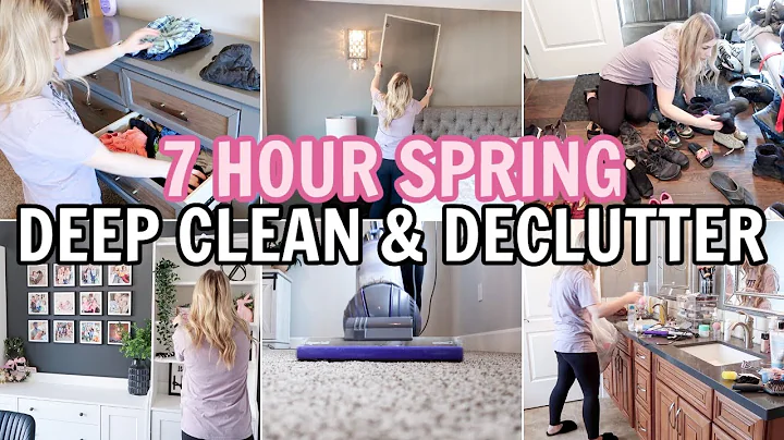 7 HOUR CLEAN WITH ME | SPRING DEEP CLEANING MOTIVATION | CLEAN, DECLUTTER & ORGANIZE WITH ME