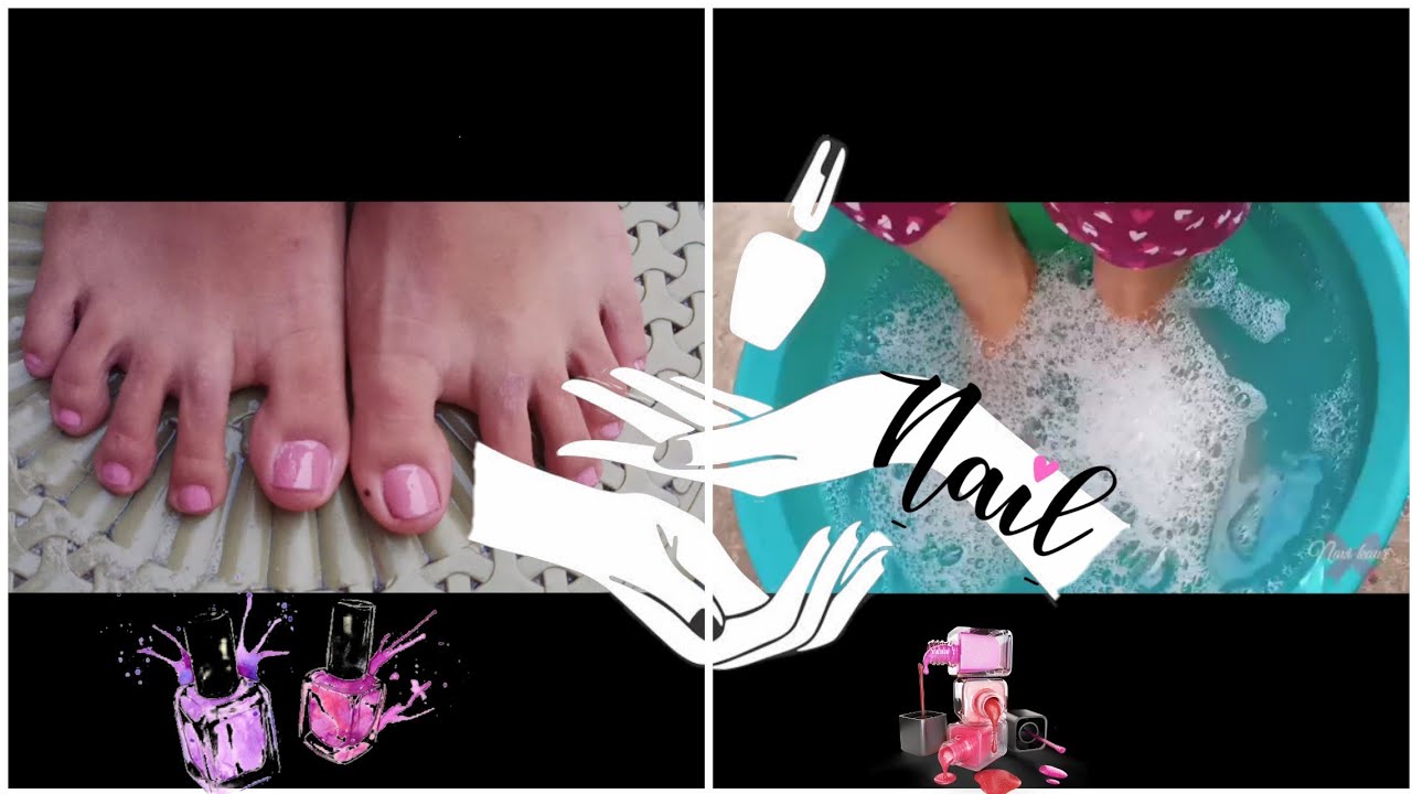 Nails makeover 💅🌸 at home. YouTube