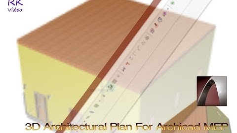 #Archicad #begineer #Tutorial - 3D Architectural Model for #mep #plumbing #plan