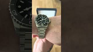 New Longines Hydroconquest 39mm black dial short review hands on Pov #Longines #watch #hydroconquest