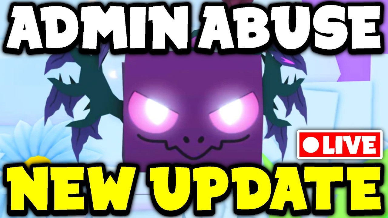 🔴LIVE - ADMIN ABUSE and NEW UPDATE in Pet Simulator 99 - YouTube