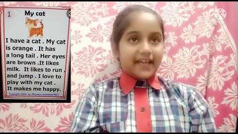 100 days Reading Campaign.. poem reading by  Diksha Panth of class 7th C