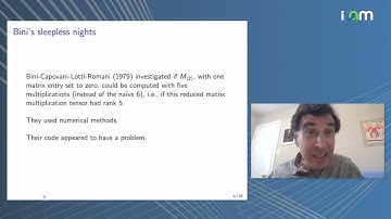 Joseph Landsberg: "Introduction to the Geometry of Tensors (Part 2/2)"