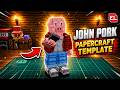 John Pork PAPERCRAFT 3D Showcase & Template | Steal a Brainrot | Roblox