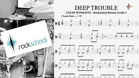 DEEP TROUBLE - Rockschool Grade 1 Drums