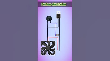 #electrical || How To Fan Automatic ON & OFF Temperature Sensor #Circuit #diagram #shorts video ||