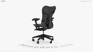 Herman Miller Mirra 2 Office Chair black 3D model by 3DModels.org