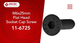 80/20: Flat Head Socket Cap Screw (11-6725) by 8020 LLC 21 views 2 weeks ago 48 seconds