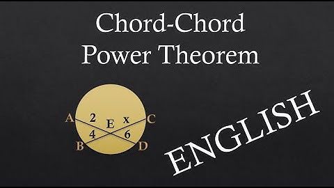 How to Solve Chord-Chord Power Theorem (English-Explained)