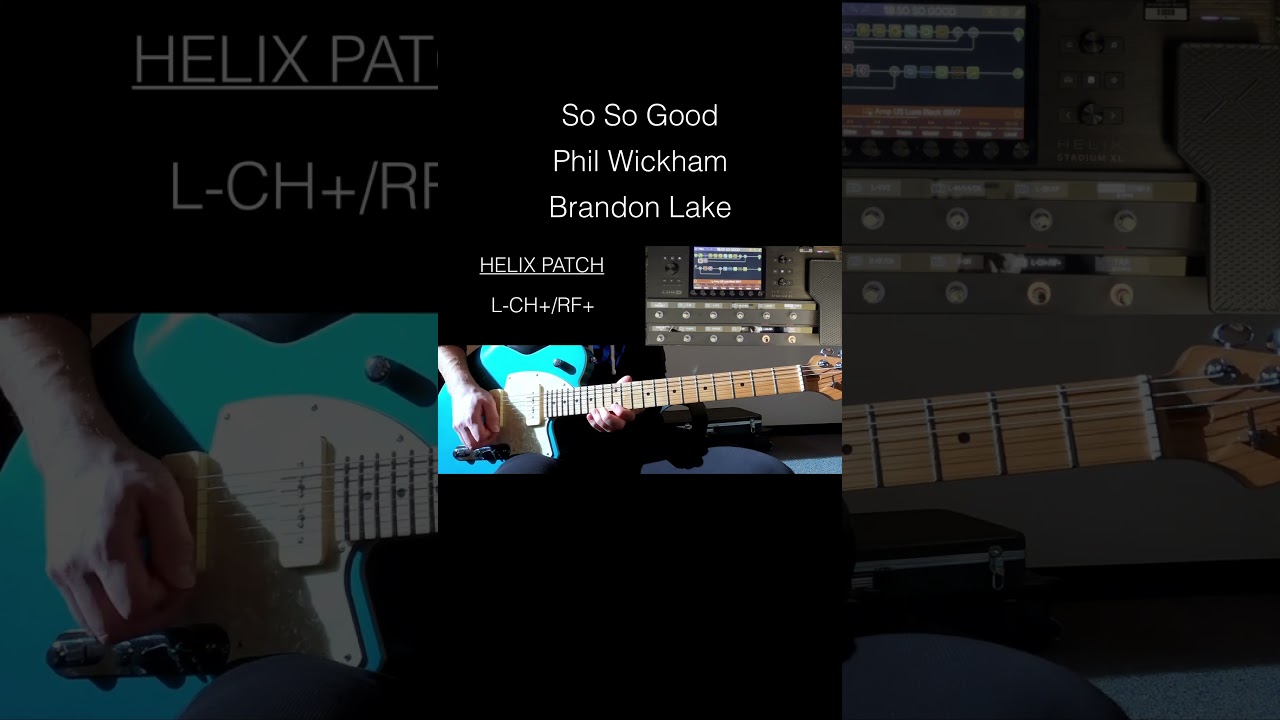 Fun lead line for So So Good by Phil Wickham and Brandon Lake! 