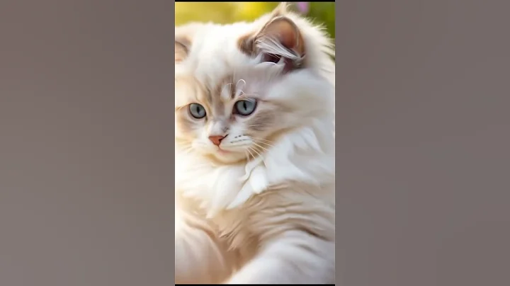 Video 10564841: kitten white blue eyes, white fluffy kitten, kitten cream, cute kitten