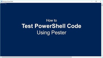 Chris Wahl - How to Test PowerShell Code Using Pester