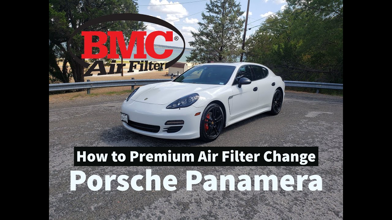 How to Change your Air Filter Porsche Panamera YouTube
