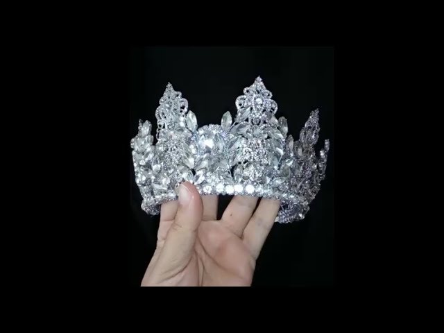 How to make wedding crystal crown - DIY