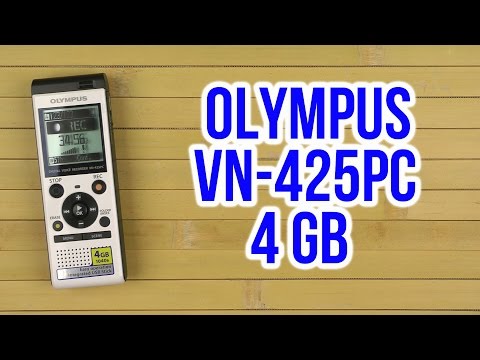 Распаковка Olympus VN-425PC 4GB Распаковка Olympus VN-425PC 4GB