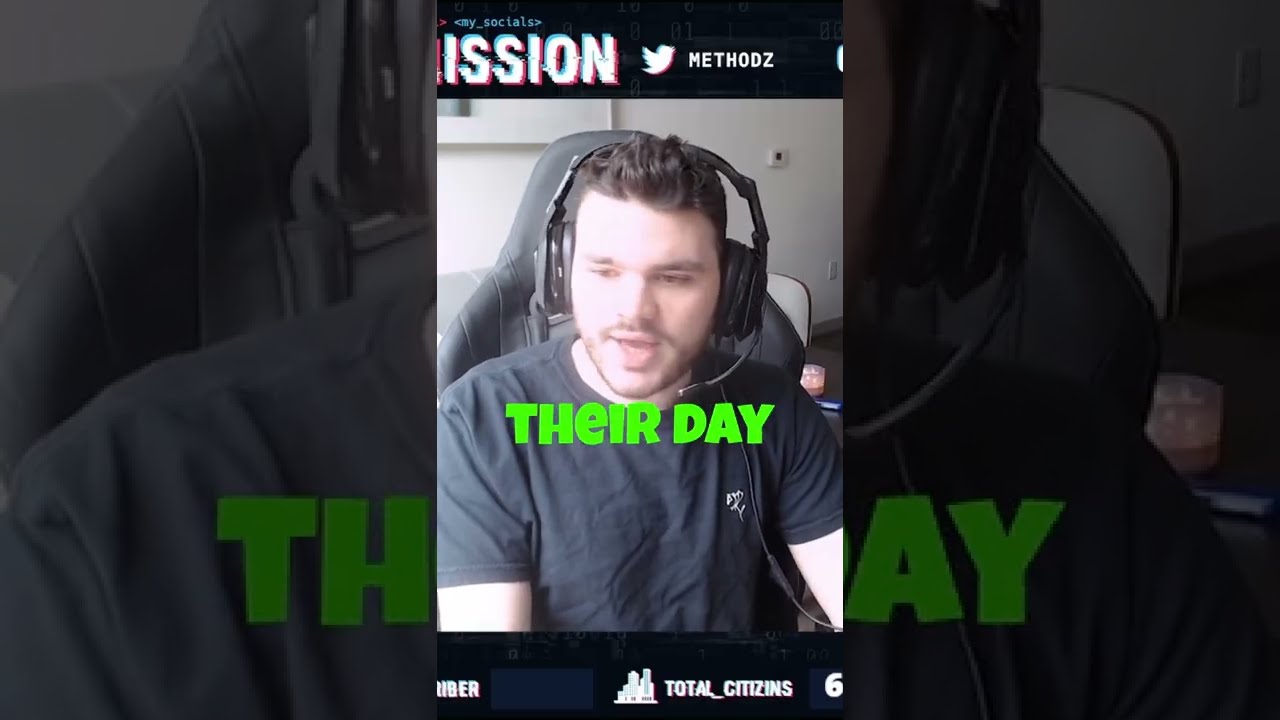 Methodz Makes Twitch Streamer's Day