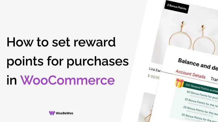 How to set reward points for purchases in WooCommerce?