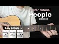 People  libianca  guitar tutorial  3 easy chords