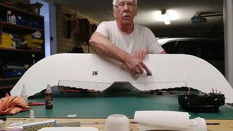 3D Printed Rumpler Taube wing ... Fitting the Aileron Servos