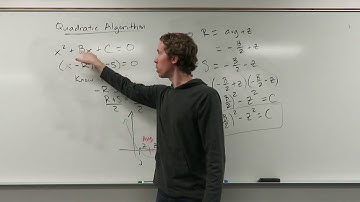 College Algebra 1.03 Quadratic Algorithm