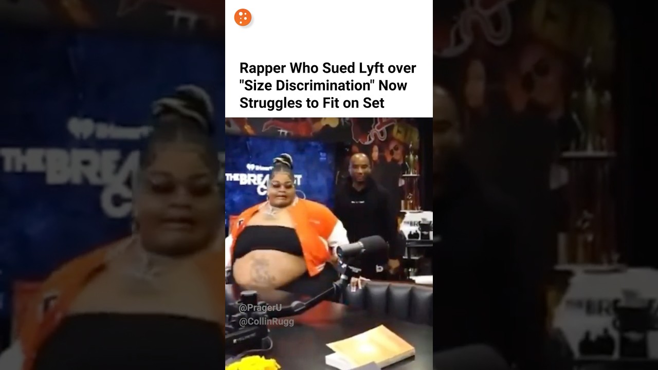 Obese Rapper Who is Suing Lyft, STRUGGLES to Fit on Set