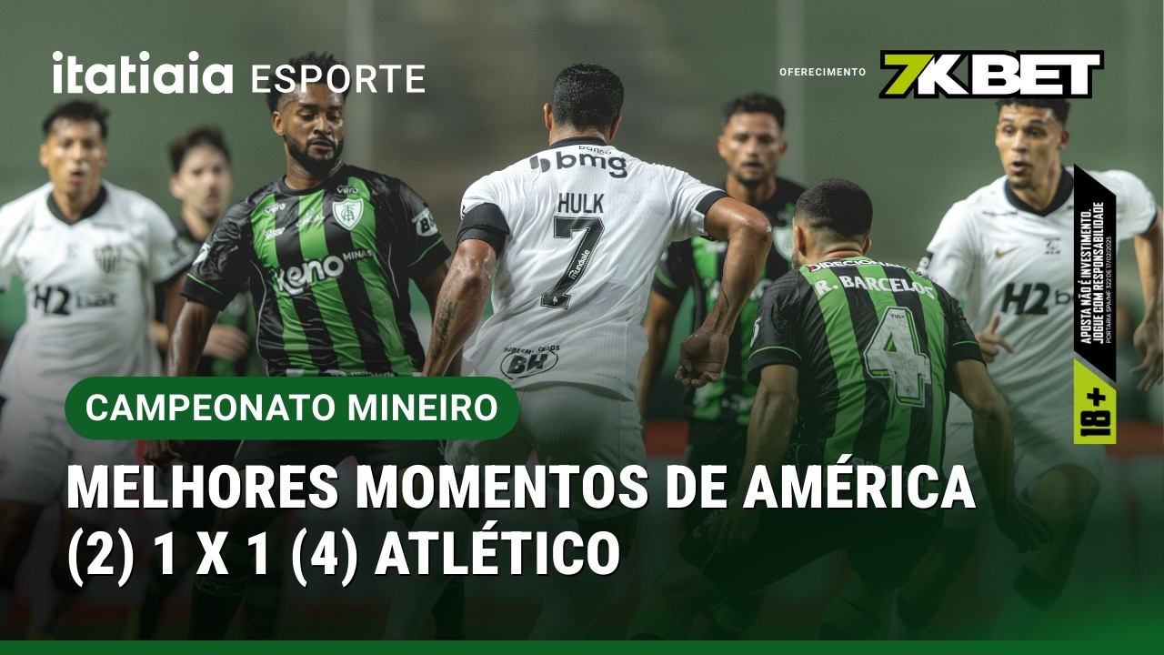 CAMPEONATO MINEIRO: MELHORES MOMENTOS DE AMÉRICA (2) 1 X 1 (4) ATLÉTICO