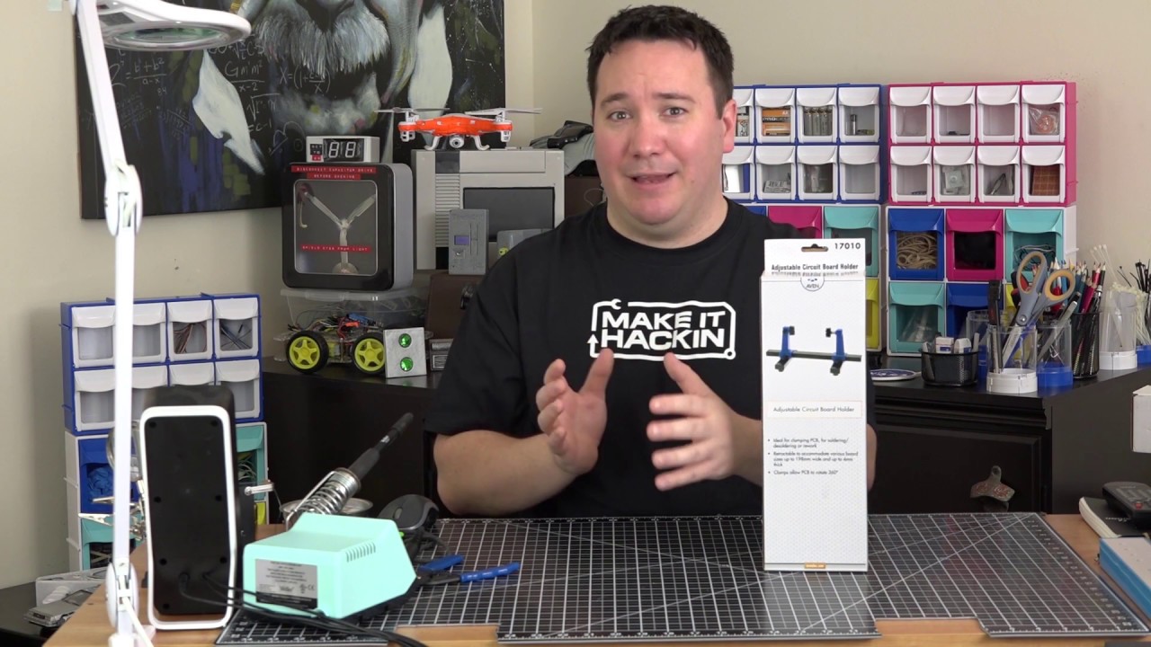 Unboxing / Review Aven 17010 Adjustable Circuit Board Holder