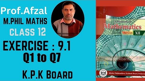 Parabola(Conic-II) Exercise 9.1 Class 12 || KPK Board || Trick And Technique