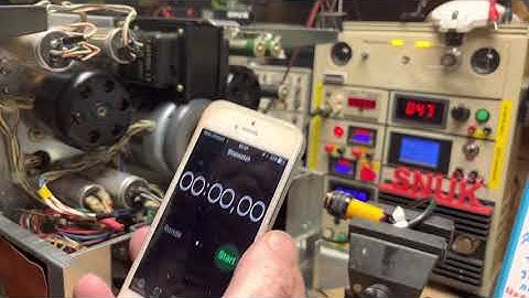 RPM Tape recorder / speed control (Hoe bepaal je de motorsnelheid?)