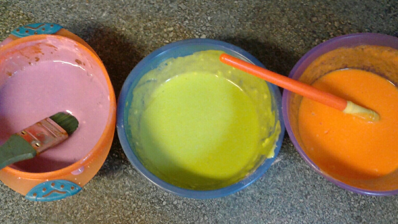 EASY HOMEMADE PAINT/SAFE FOR BABIES AND TODDLERS/ EDIBLE PAINT/4