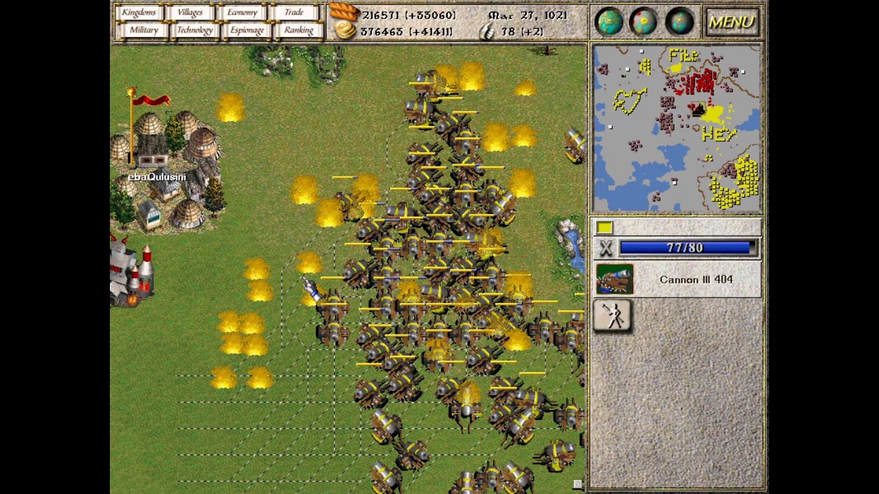 Playing Seven Kingdoms Ancient Adversaries Multiplayer on 7kfans.com