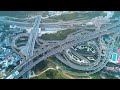 Aerial photography China Guizhou’s best overpass, Guiyang Qianchun overpass